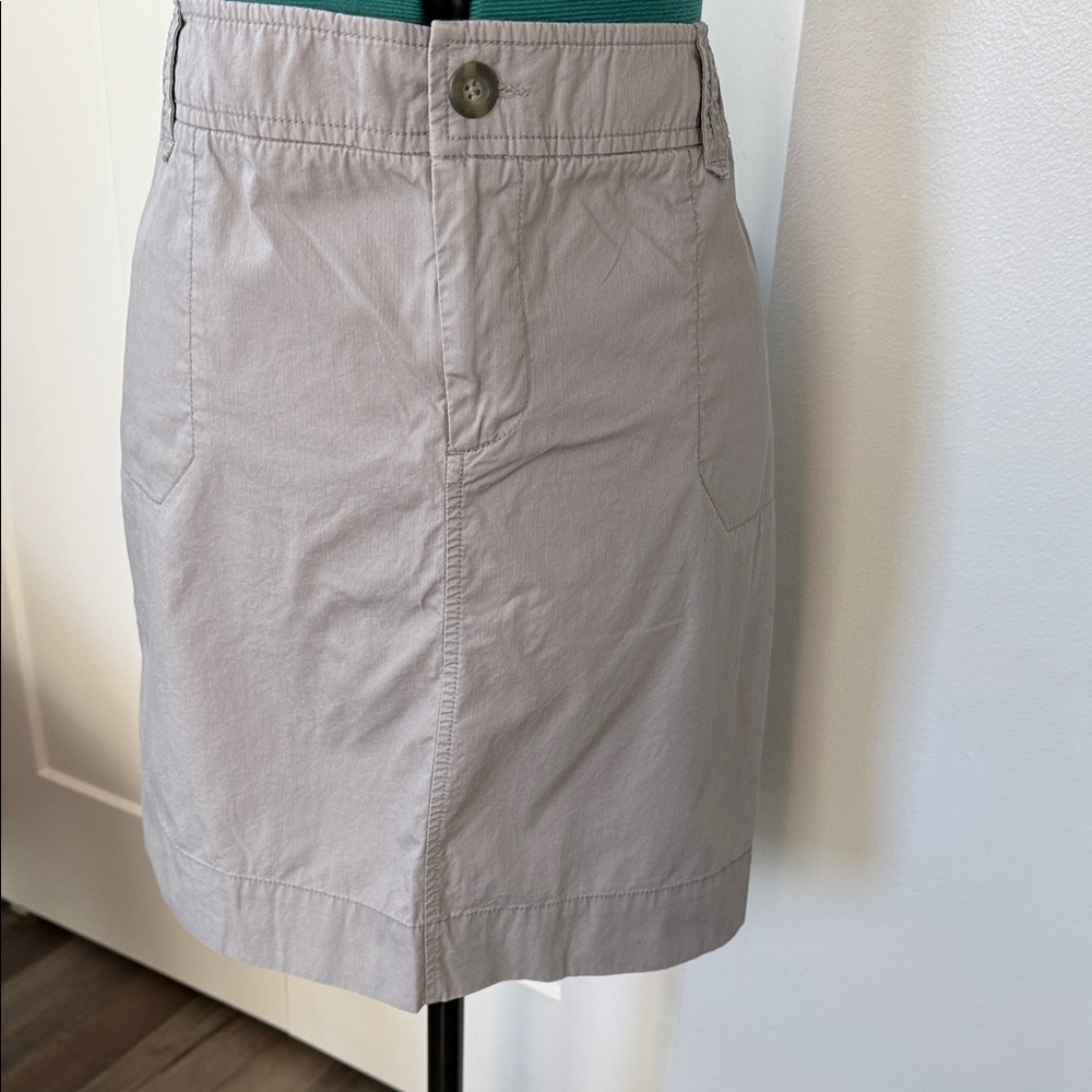 Old Navy Light Gray Mini Skirt